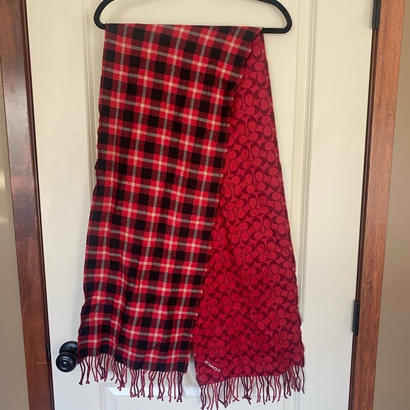 Authentic Coach Reversible Signature Muffler Scarf - Picture 2 of 3